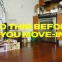 Before move-in cleaning checklist